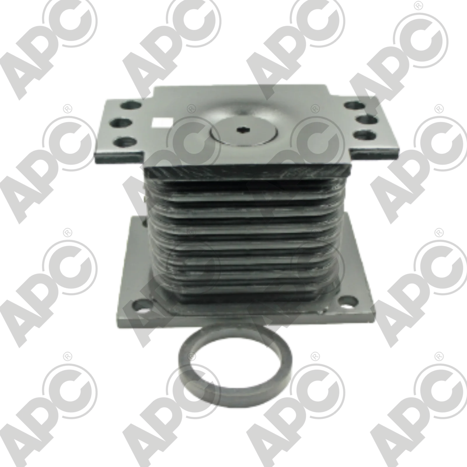 APC 8034-OE RUBBER BOLSTER SPRING MOUNTING VOLVO 3 HOLE